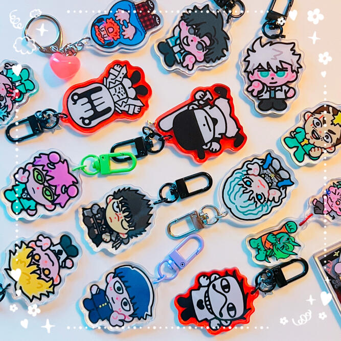 fan work charms
