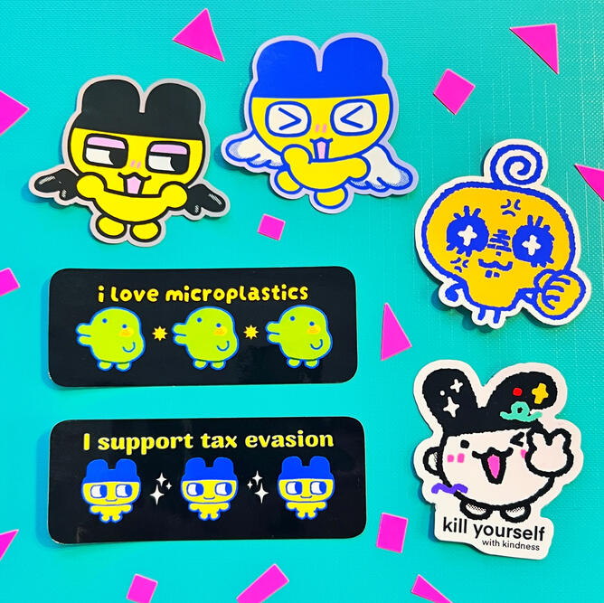 fan work stickers