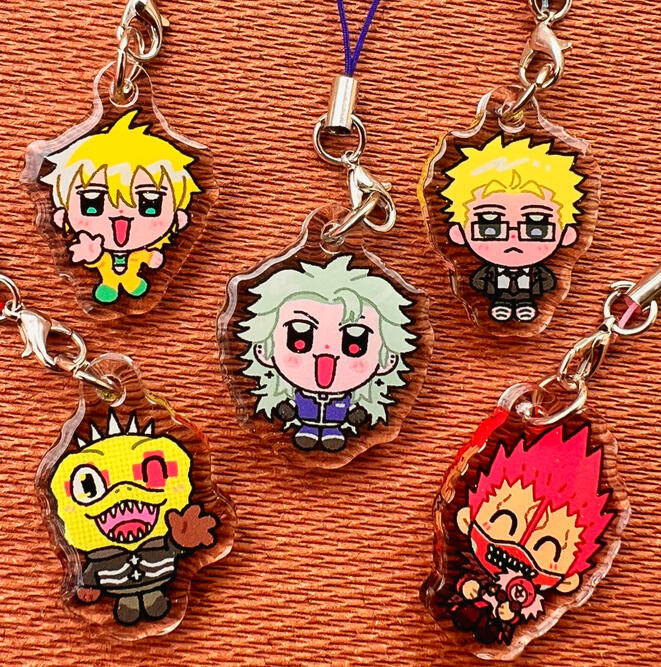fan work charms