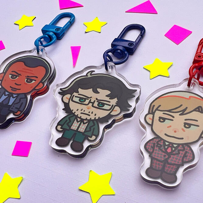 fan work charms