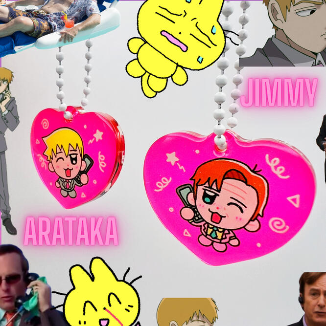 fan work charms