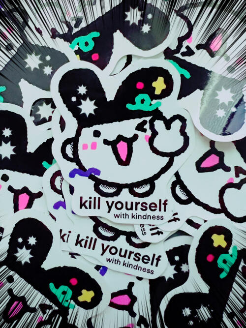 fan work sticker