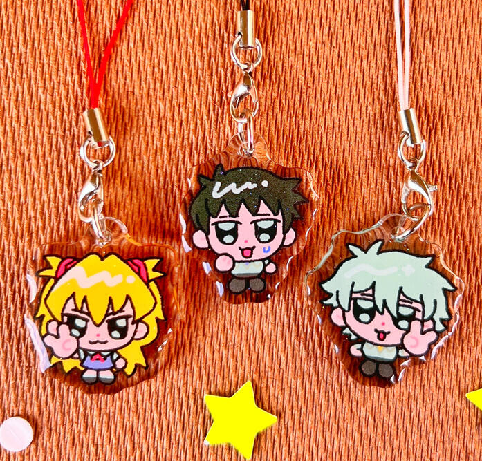 fan work charms