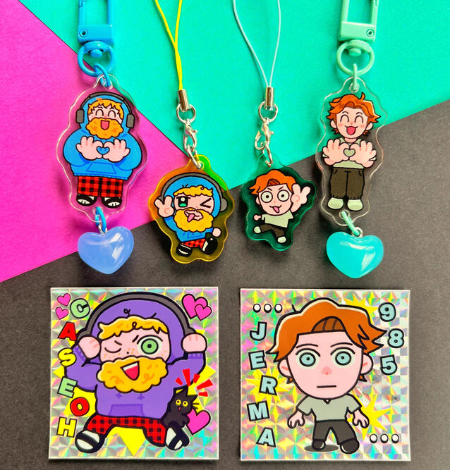 fan work charms