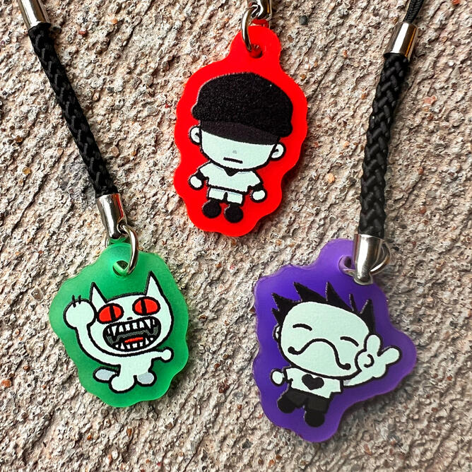fan work phone charms